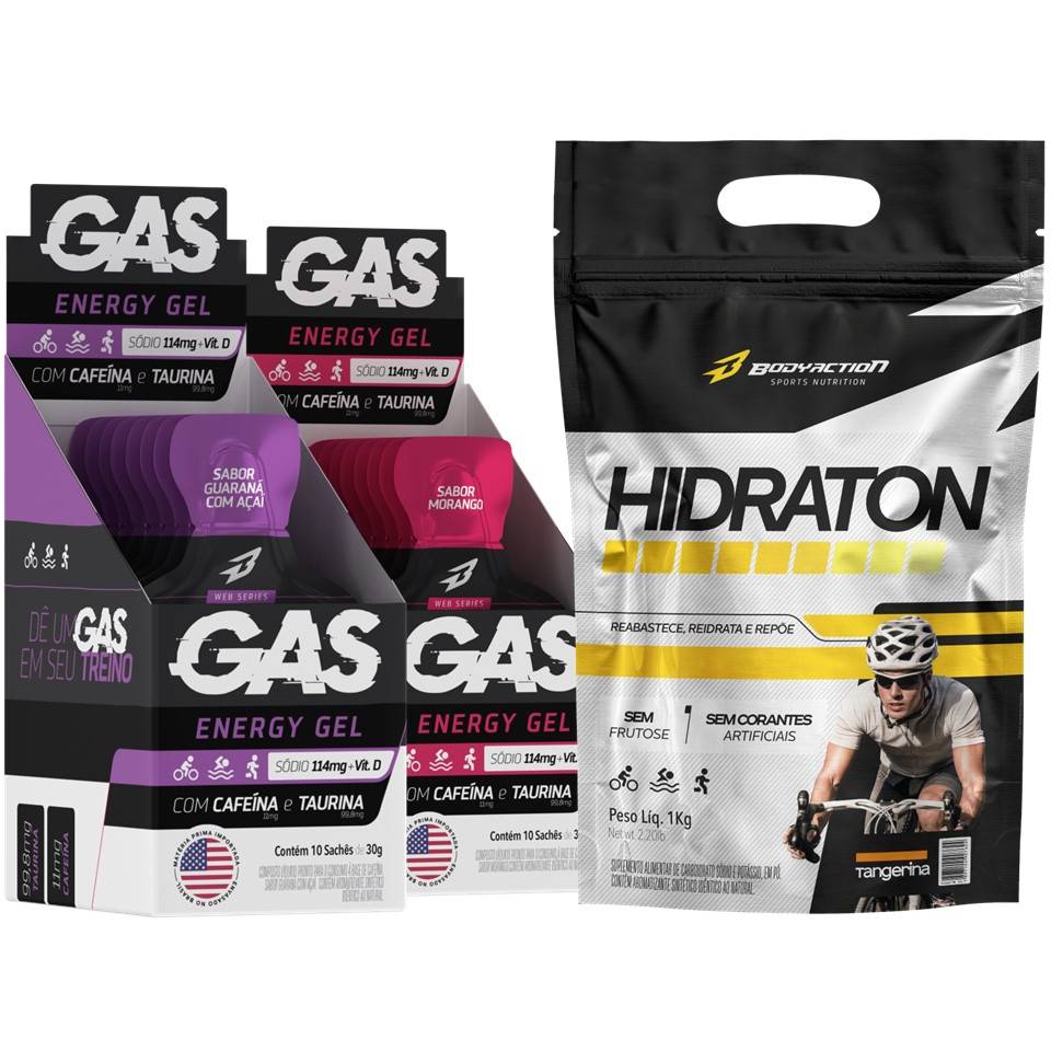Gas Gel + Hidraton: Energia e Hidratação!