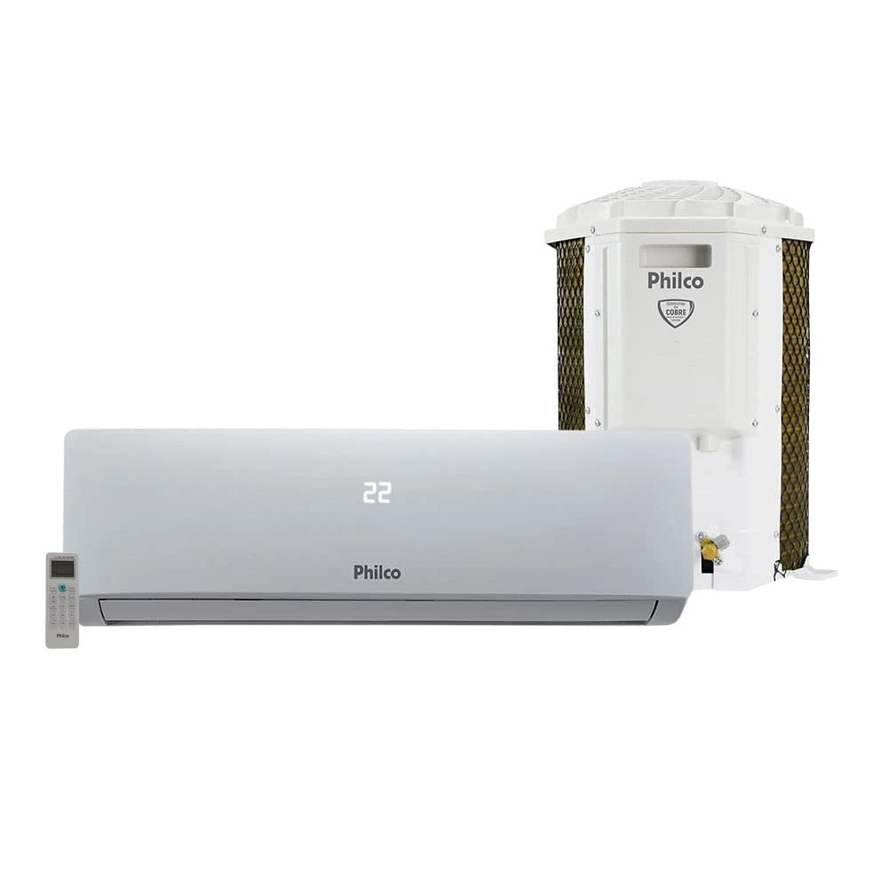 Ar Condicionado Split Philco 12000 BTUs Só Frio – Compressor Rotativo, Timer e Gás Ecológico