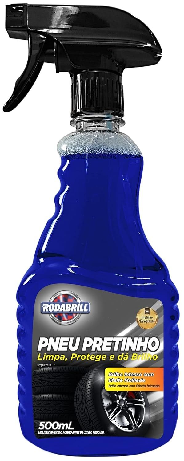 Pneu Pretinho Gatilho Rodabrill: Brilho Intenso e Proteção para Seus Pneus