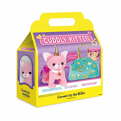 Gatinho de Pelúcia Creativity Kids – Diversão Criativa para Crianças +4 anos