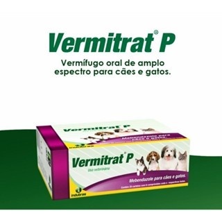 Vermitrat P: Vermífugo Essencial para Cães e Gatos