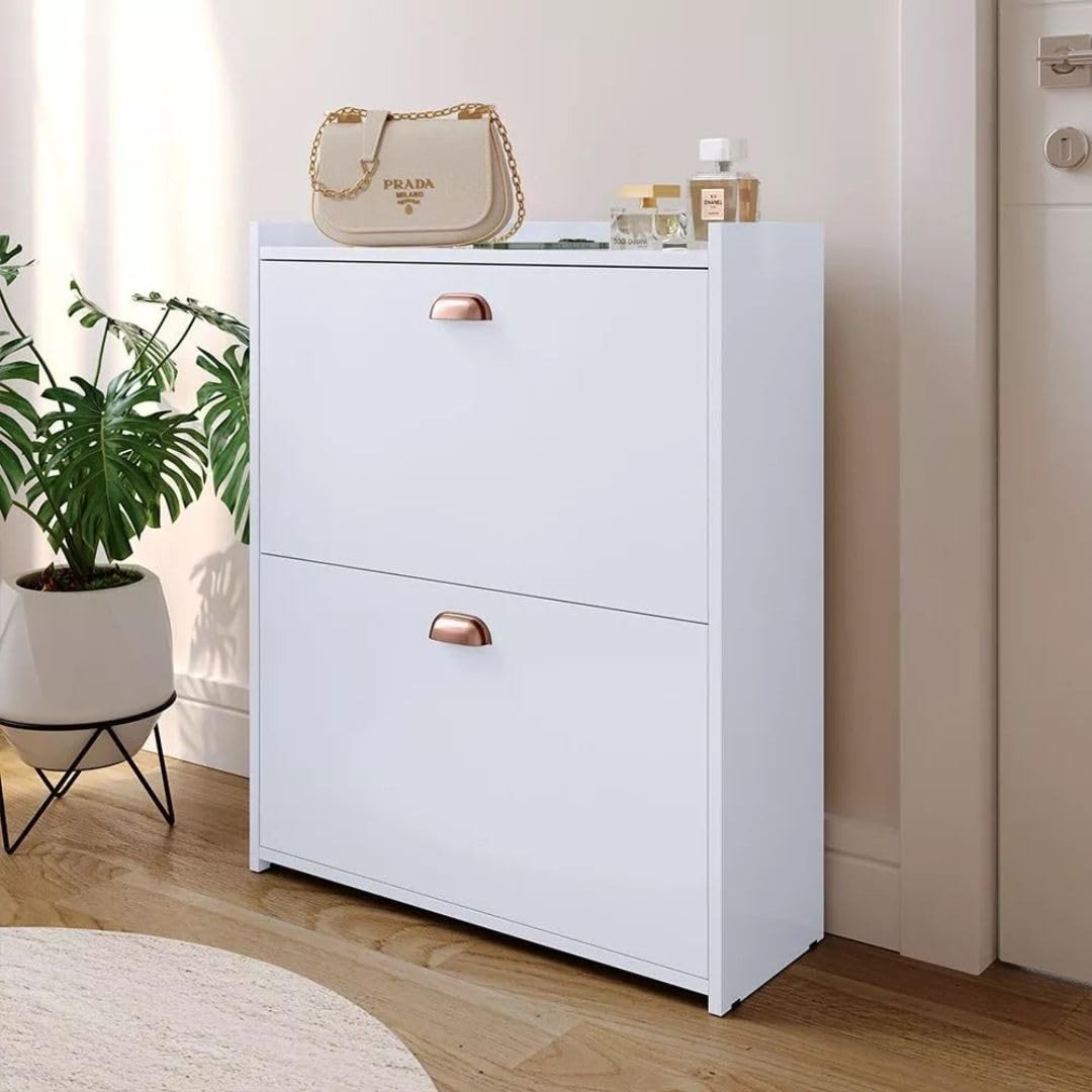 Sapateira 2 Gavetas Basculantes - Organizador Moderno para Closet e Quarto | Até 12 Pares