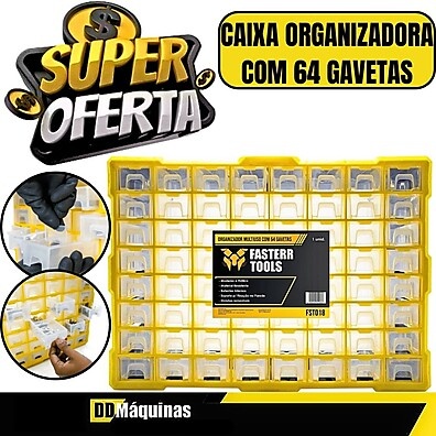 Gaveteiro 64 Gavetas Fasterr: Organize Tudo!