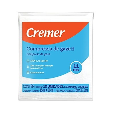 Gaze Cremer: Limpeza e Curativos Sem Esterilidade