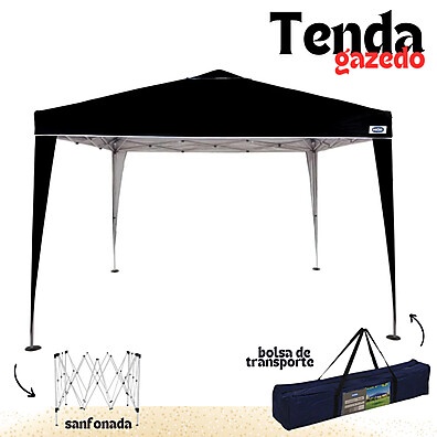 Gazebo 3x3 com Proteção Solar FPS 100 – Montagem Rápida