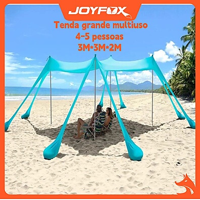 Gazebo Praia 3x3m: Sombra & Proteção!