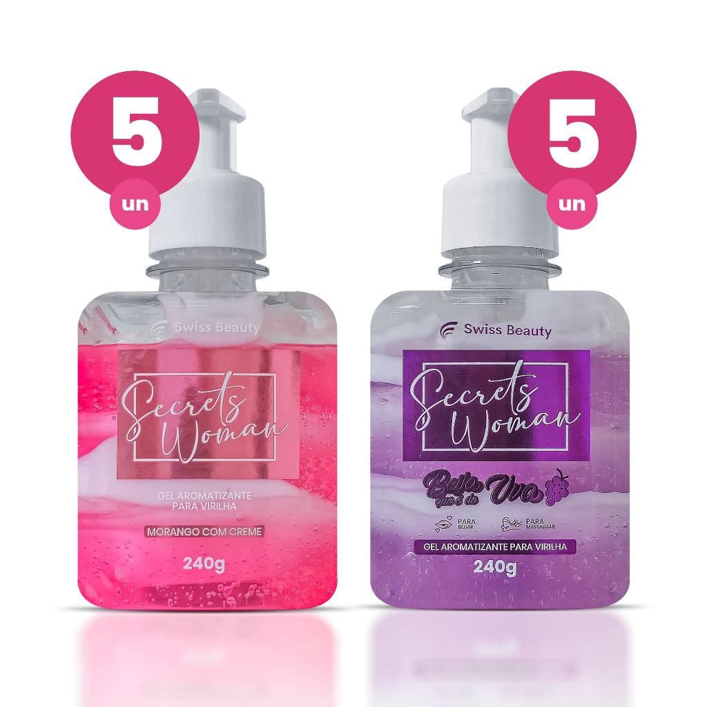 Gel Aromatizante Íntimo Beijável: Prazer em Cada Toque!
