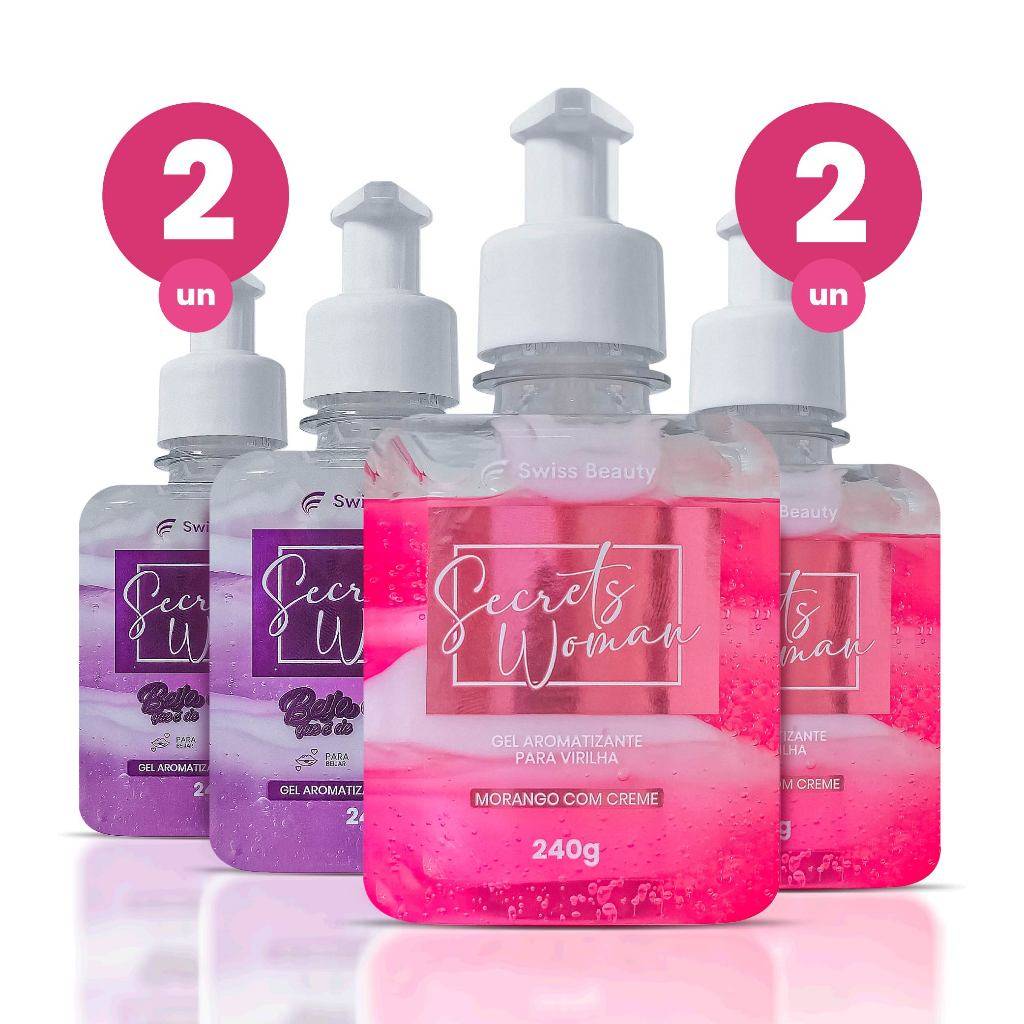 Gel Beijável Swiss Beauty: Prazer Íntimo em 2 Sabores!