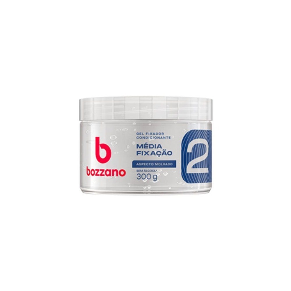 Gel Brilho Molhado Bozzano: Fixação e Brilho Intenso