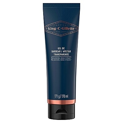 Gel de Barbear King C. Gillette: Barbear Preciso e Sem Irritação