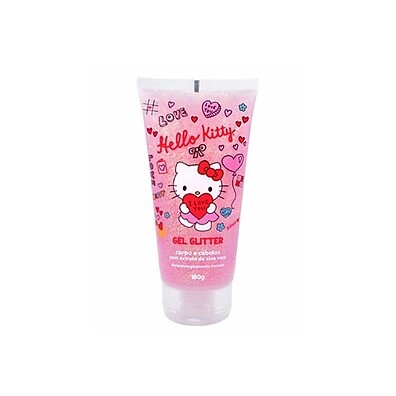 Gel Glitter Hello Kitty: Brilho e Hidratação!