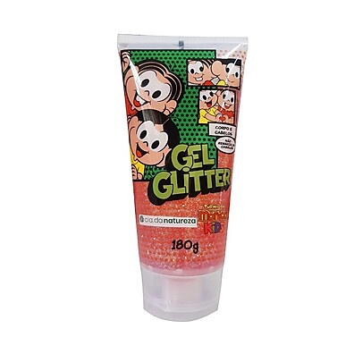 Gel Glitter Infantil Turma da Mônica 180g - Brilhe com Segurança!