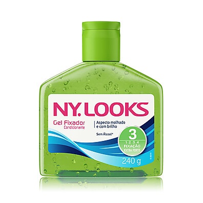 Gel Ny Looks Fixação Forte: Cabelo Impecável!