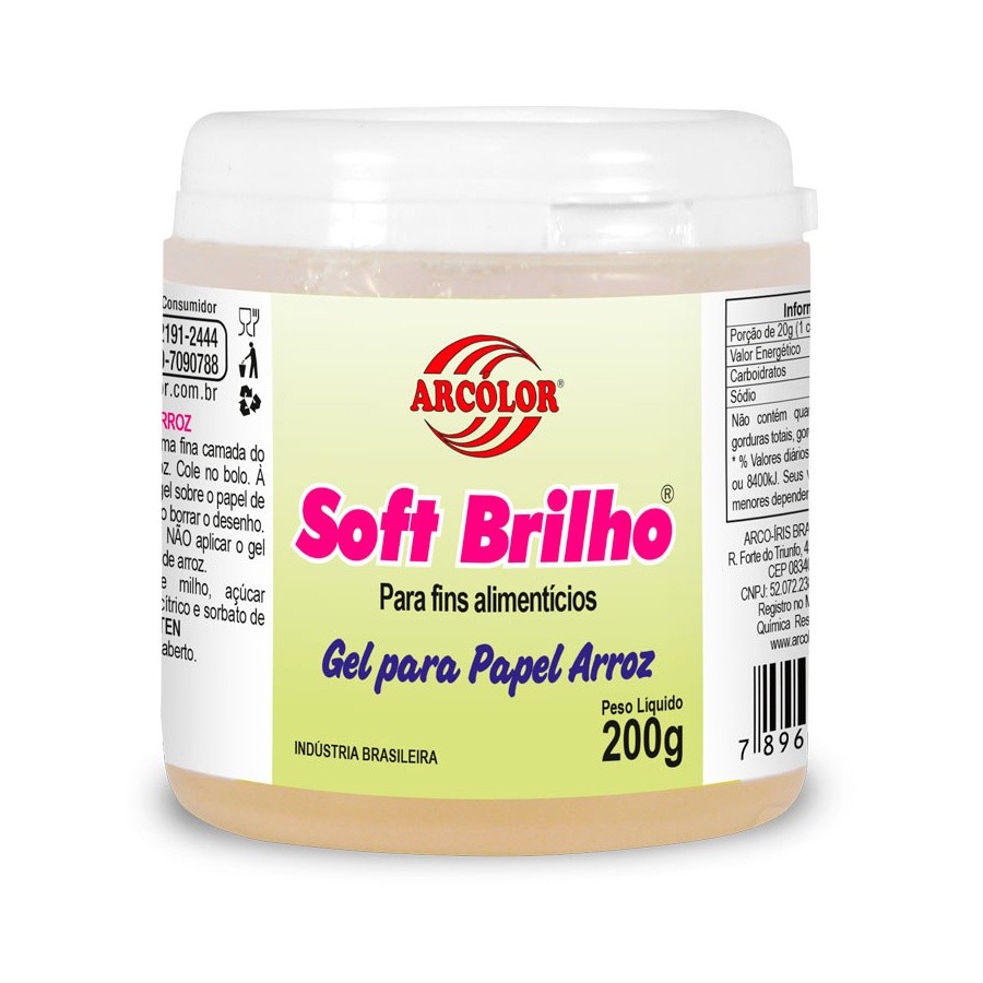 Gel para Papel de Arroz: Brilho e Fixação!
