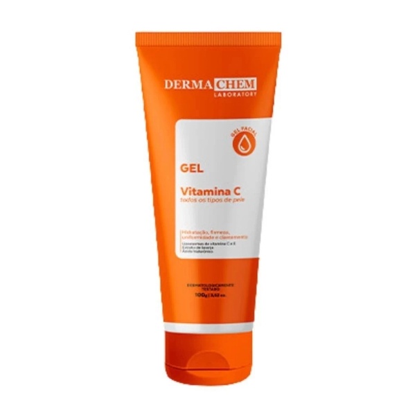 Gel Vitamina C Anti-Idade 100ml Dermachem: Redescubra a Pele Radiante