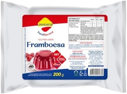 gelatina Framboesa 200g