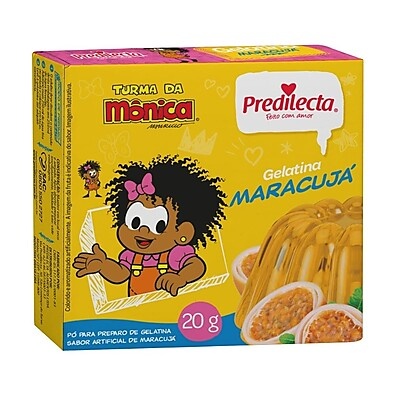 Gelatina Predilecta Maracujá: Diversão da Turma da Mônica!