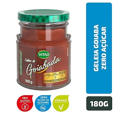 Geleia de Goiaba Zero Açúcar Vitao: Sabor e Saúde!