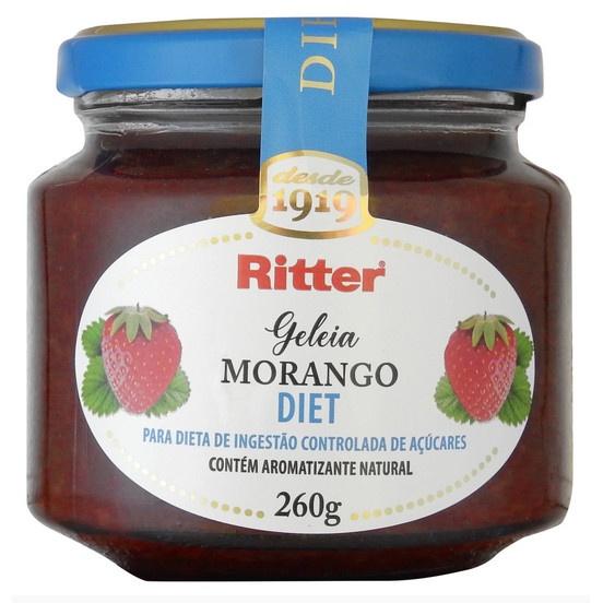 Geléia de Morango Diet Ritter: Sabor sem Culpa!