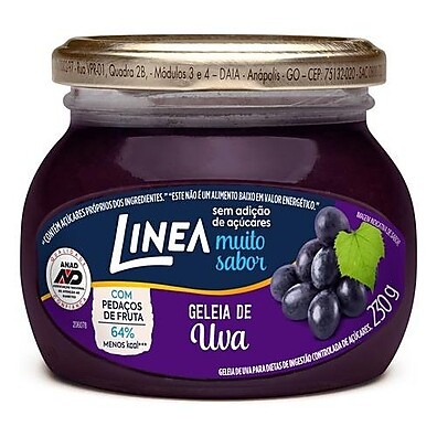 Geleia Diet Uva Linea: Sabor e Saúde!