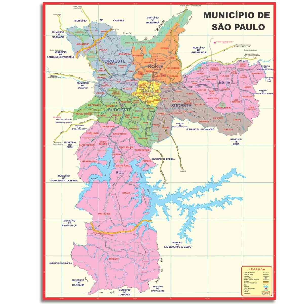 Mapa Rodoviário de São Paulo: Explore Cidades e Municípios com Detalhes Geográficos