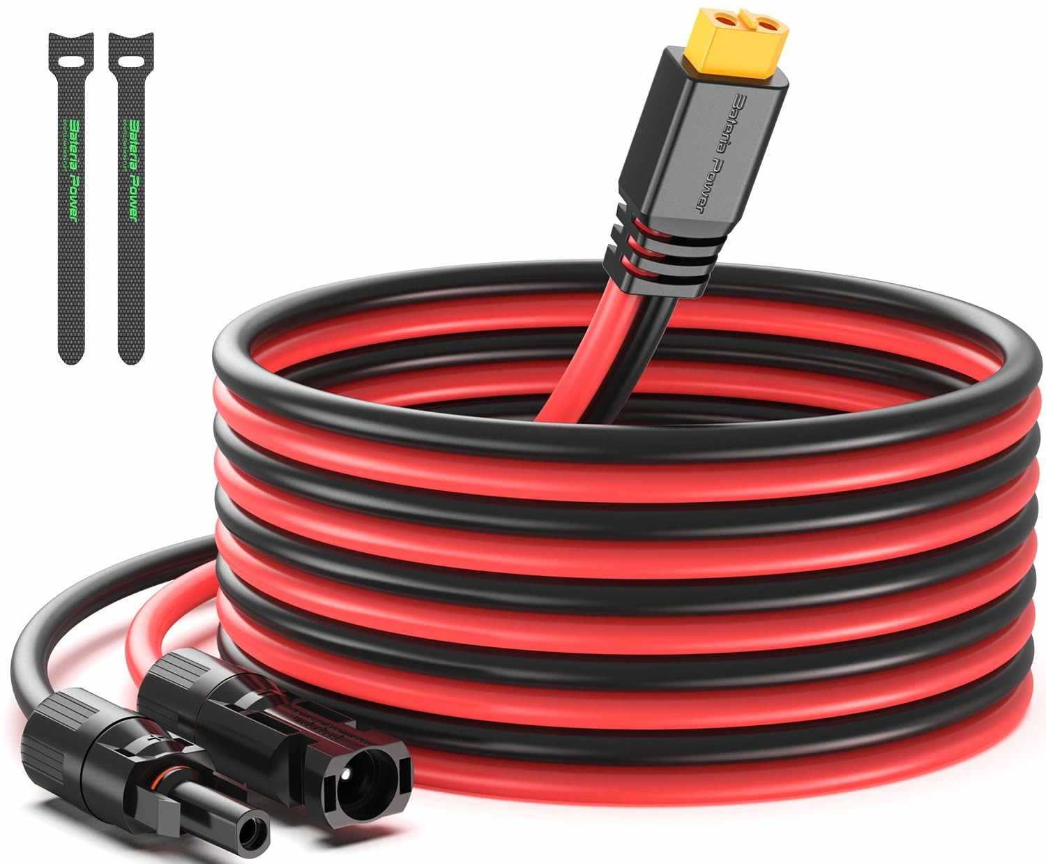 Cabo Extensor Solar XT60 3m 12AWG: Conexão Segura para Baterias LiFePO4 e Geradores Portáteis