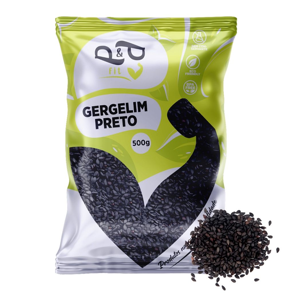 Gergelim Preto 500g: Saúde e Sabor!