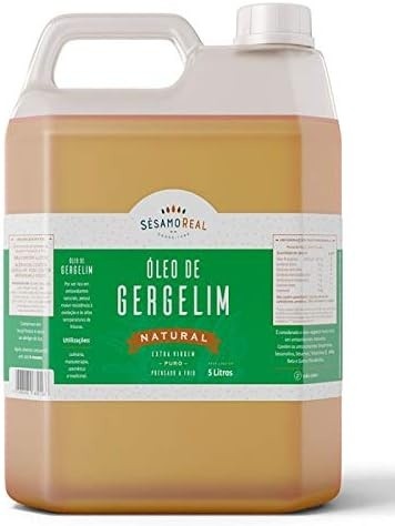 ÓLEO DE GERGELIM NATURAL 5 LITROS - SÉSAMO REAL