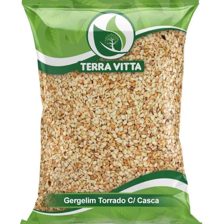 Gergelim Torrado com Casca 1Kg: Textura Crocante e Sabor Intenso