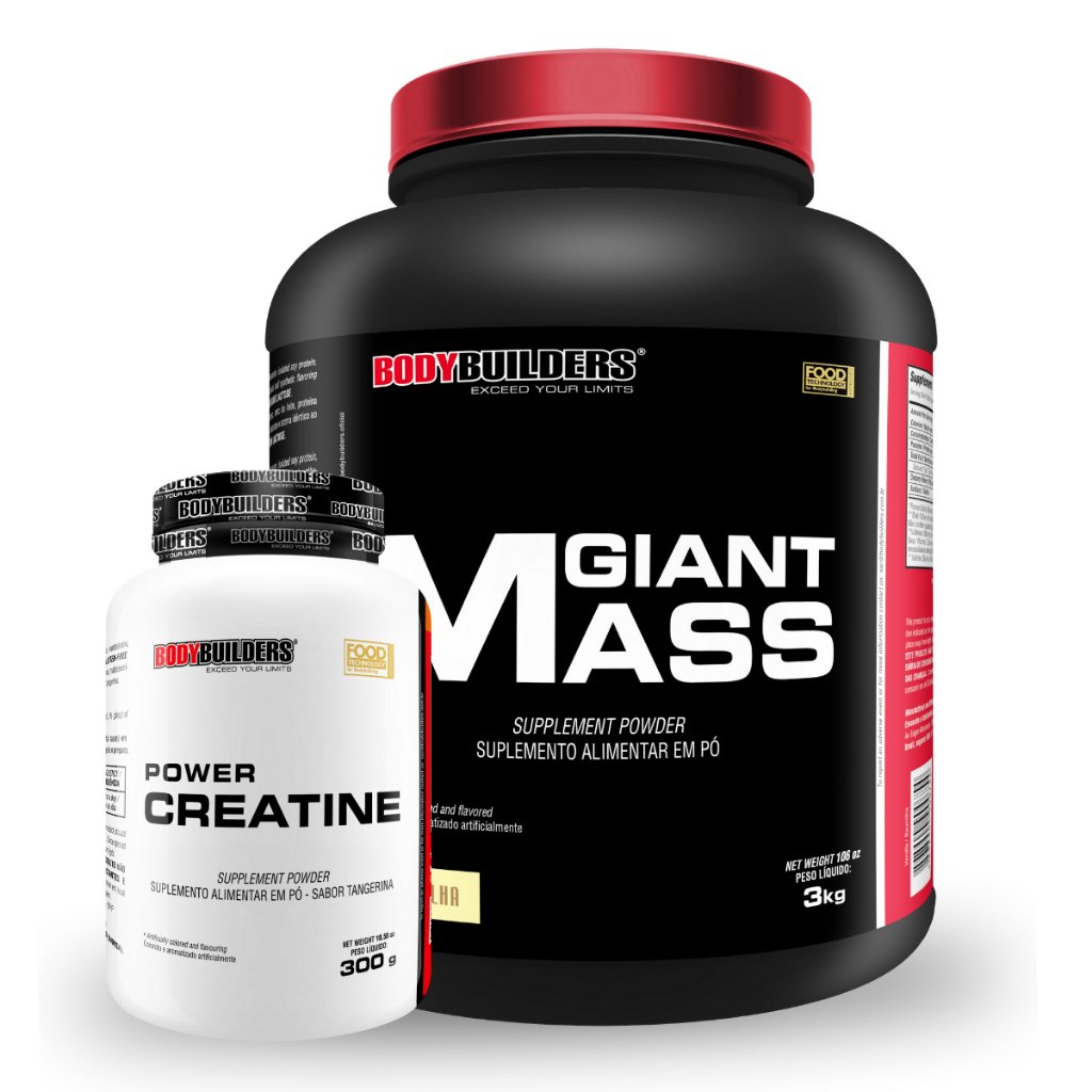 Giant Mass + Creatina: Ganhe Massa Rápido!