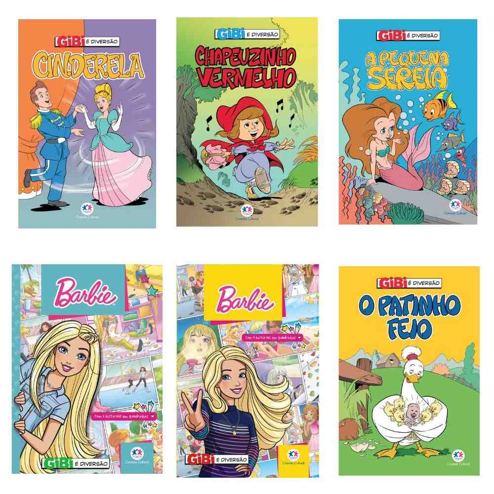 Gibi é Diversão para Meninas: 6 Livros Mágicos!