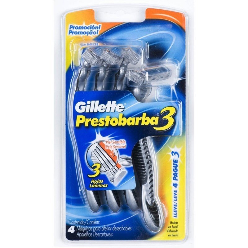 Gillette 3: Leve + Barbear Impecável