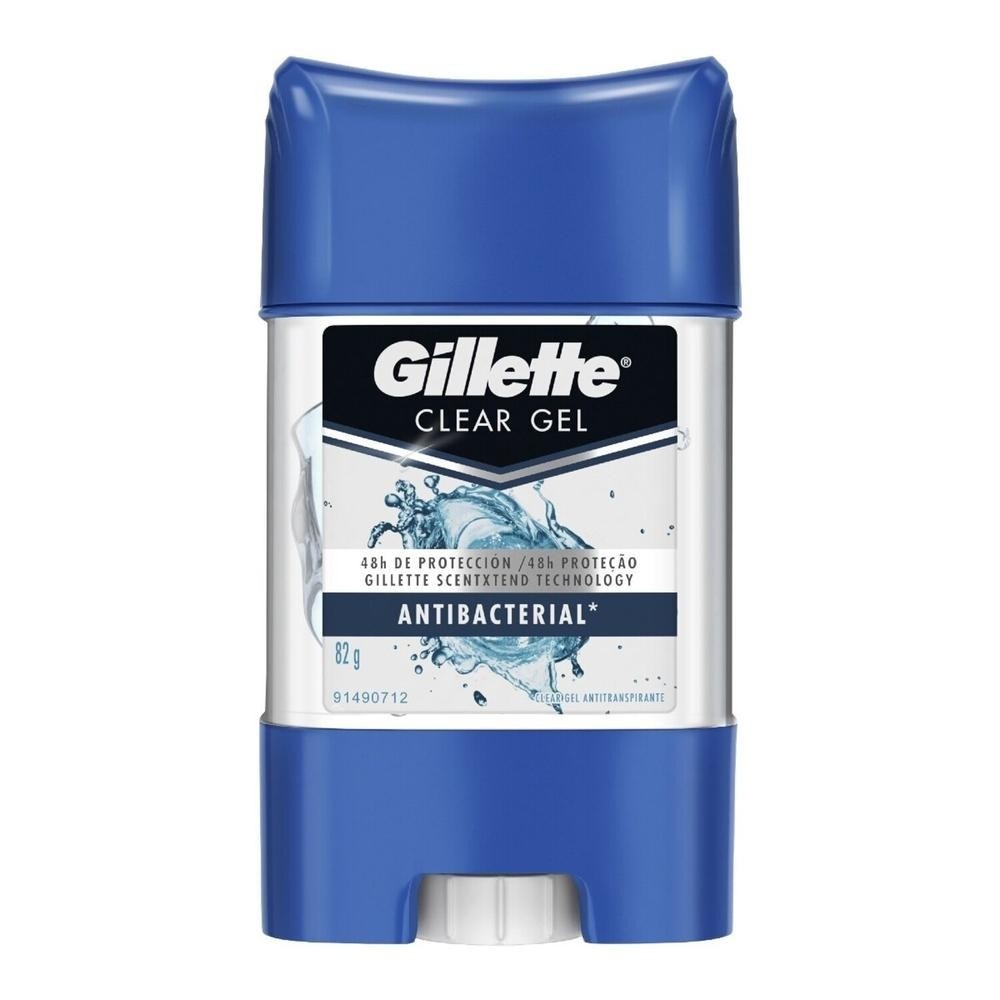 Gillette Clear Gel: Proteção Antibacteriana 48h