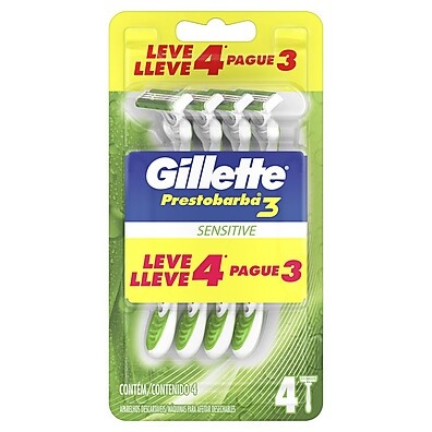 Gillette Prestobarba 3: Barbear Suave e Econômico!