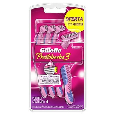 Gillette Prestobarba 3 Feminino: Pele Lisa e Sem Irritação!