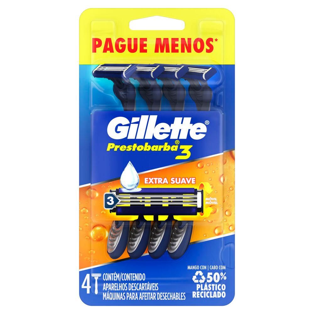 Gillette Prestobarba3: Barbear Suave e Econômico!