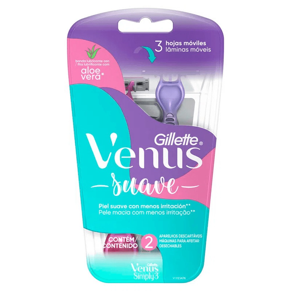 Gillette Simply Vênus 3: Depilação Suave e Eficaz