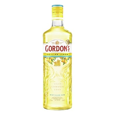 Gin Gordon's Sicilian Lemon: Sabor Cítrico e Refrescante