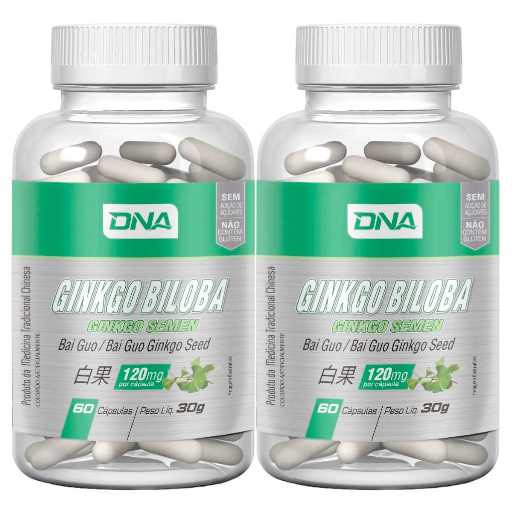 Ginkgo Biloba 60 Cápsulas: Energia e Foco para o Seu Dia