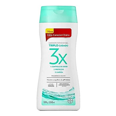 Gino-Canesten Sabonete Íntimo Gel 200ml – Higiene com Conforto