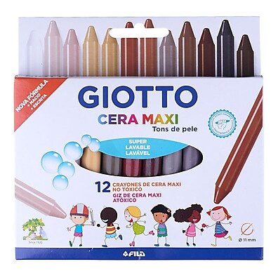 Giotto Tons de Pele: 12 Cores para Sua Arte!