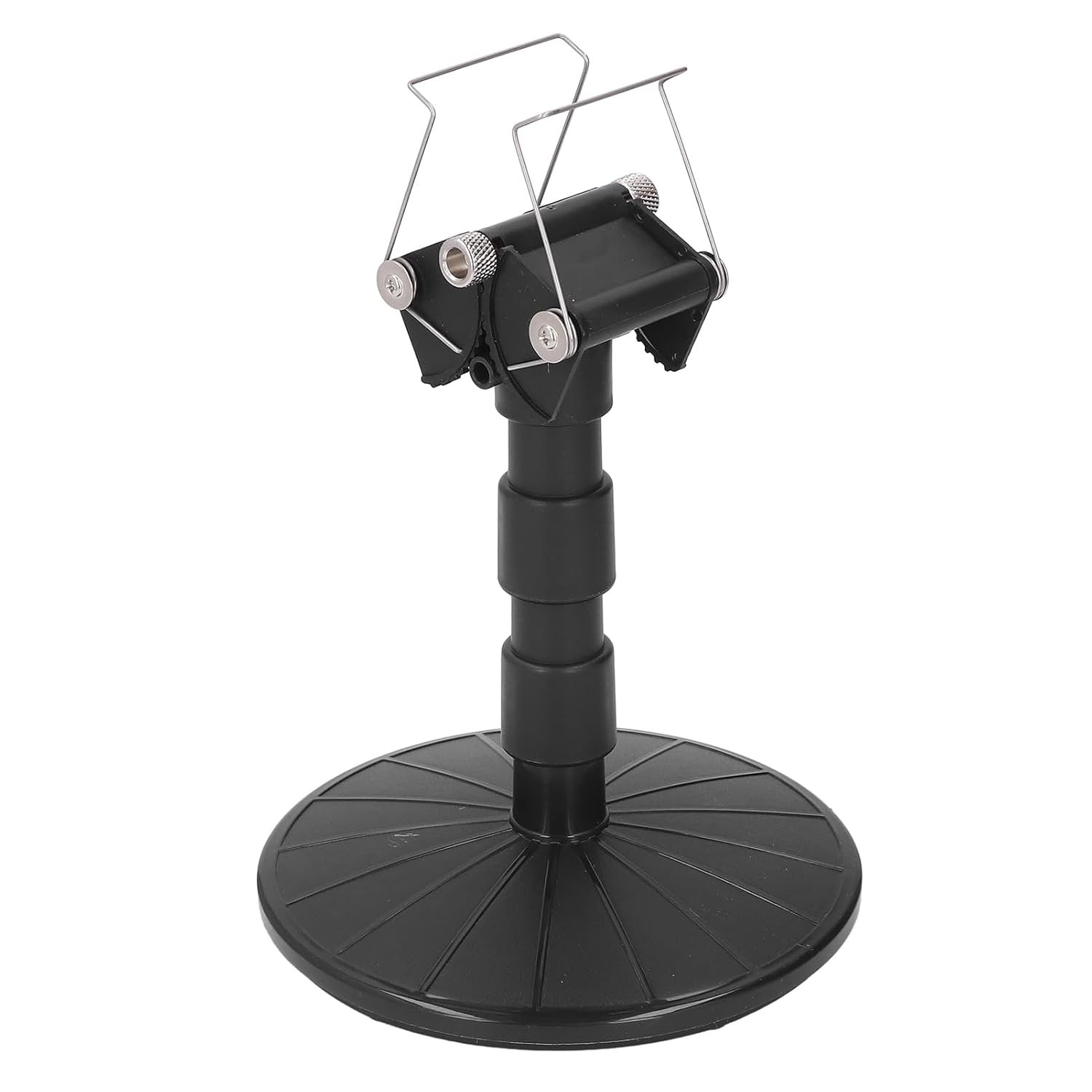 Suporte de Pintura com Mesa Giratória 360° - ABS 19cm, 5 Clipes, Ideal para Modelos de Carros, Tanques e Aviões