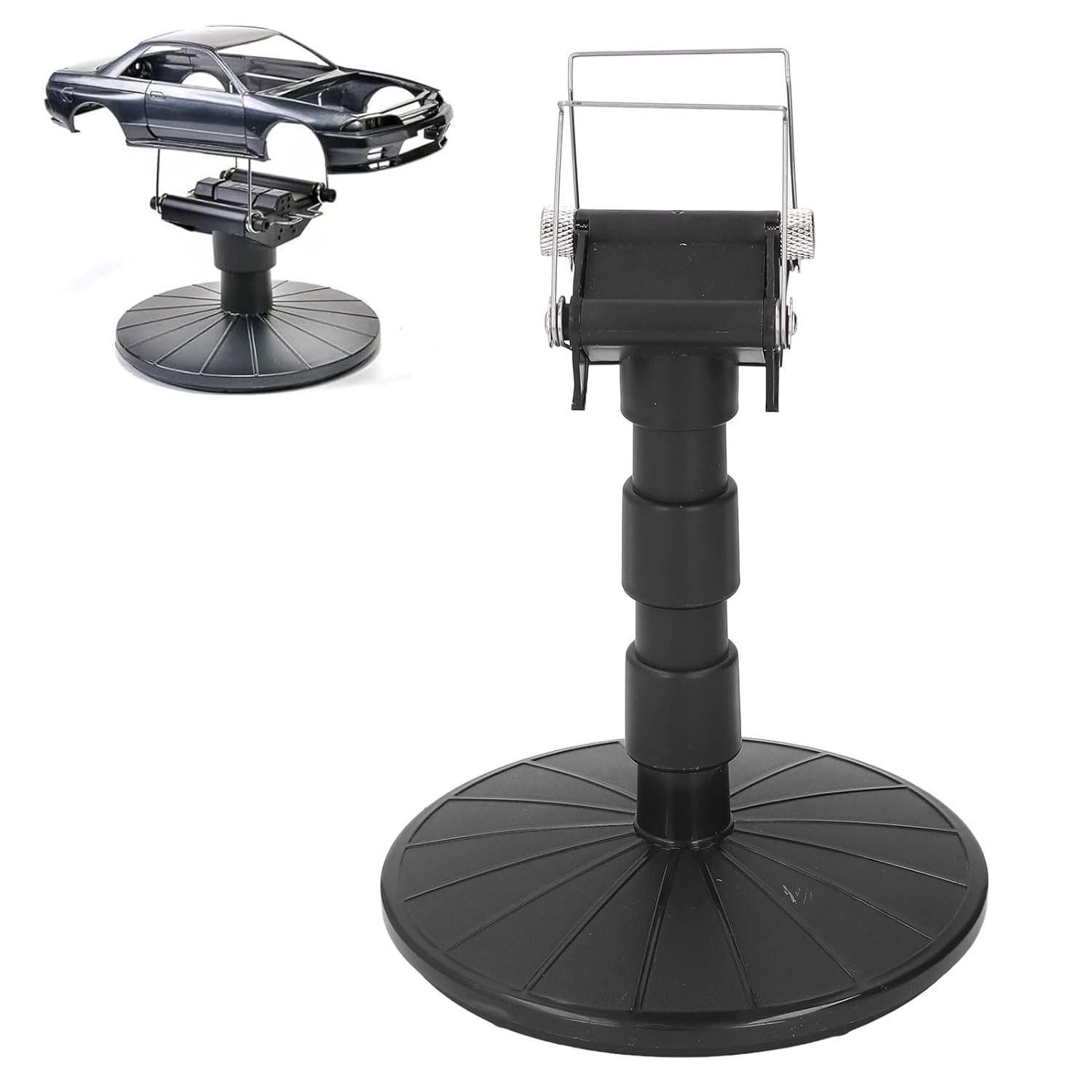 Suporte Giratório para Pintura em Spray com Altura Ajustável - ABS Premium