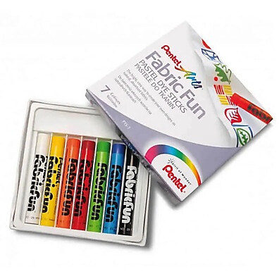Giz Pastel para Tecido: 7 Cores Vibrantes!