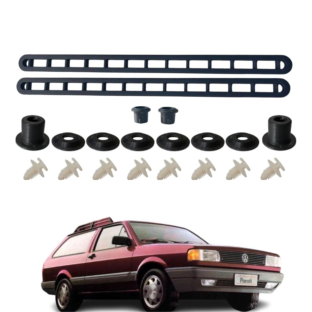 Kit Restauro Presilha Ombreira para Gol Parati Saveiro Voyage GL GLS GTS GTi 87 a 94 - Peças Premium para Restauração