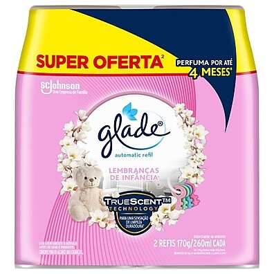 Glade Lembranças de Infância: Refil para Aromatizador
