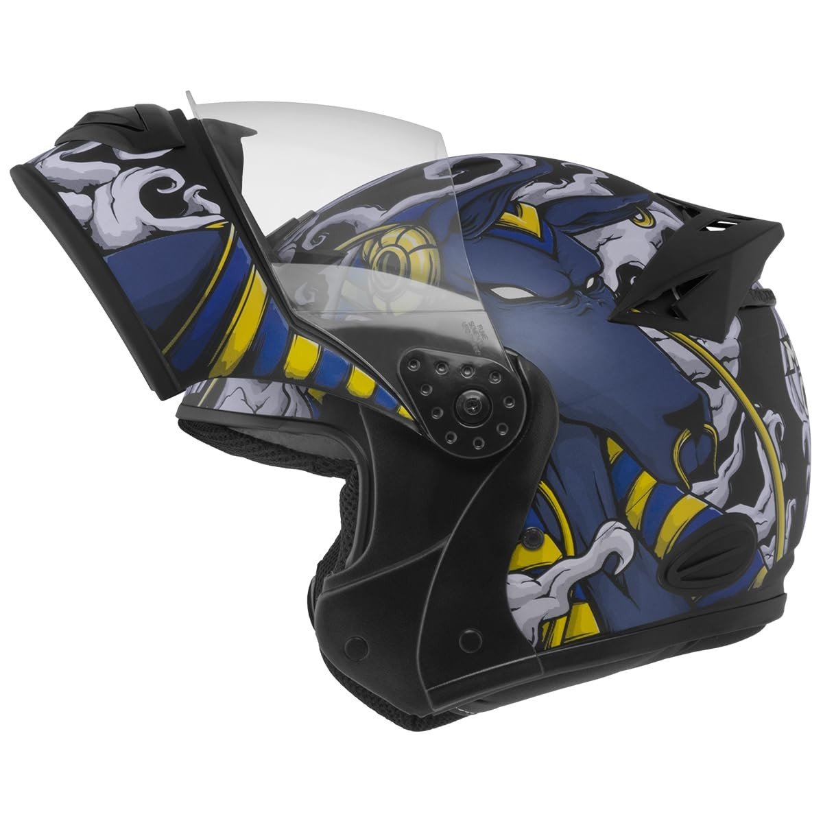 Capacete Mixs MX Gladiator Articulado: Segurança e Liberdade para sua Aventura!