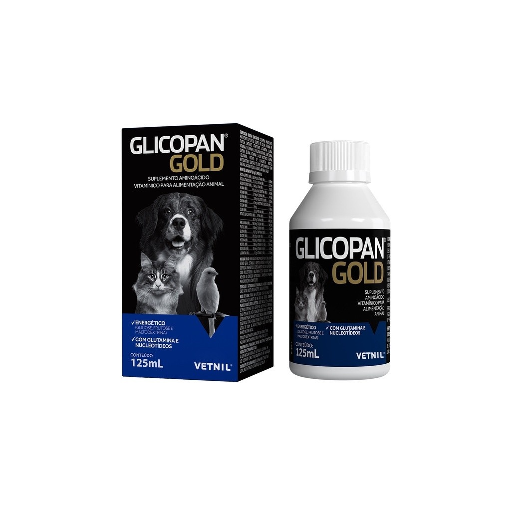 Glicopan Gold Vetnil: Energia e Apetite para Pets