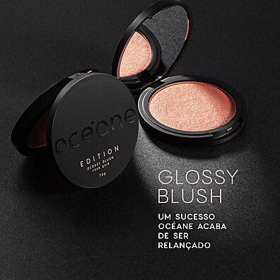 Glossy Blush Rose Gold: Ilumine Seu Rosto!