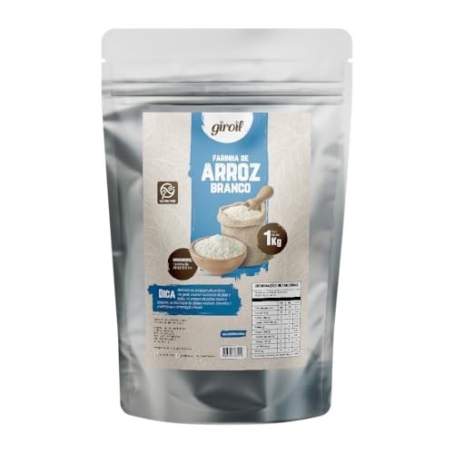 Farinha de Arroz Branco Sem Gluten 1 Kg